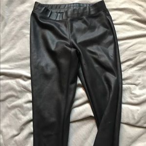 Express leather leggings